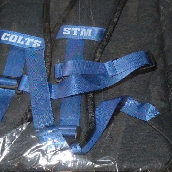 Indianapolis Colts STM Season Ticket Holder Dark Gray Backpack w/Keychain - Picture 7 of 7